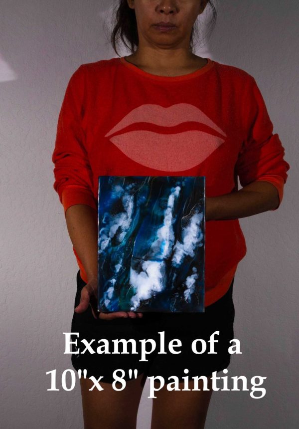 Product Image and Link for Ocean 1 –  Encaustic Painting