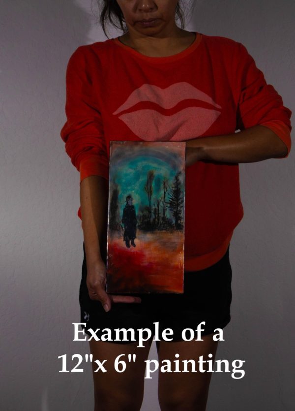 Product Image and Link for Stranger –  Encaustic Painting