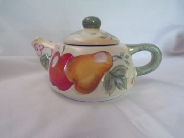 Product Image and Link for Cute Little FRUIT MEDLEY Ceramic Tea Pot