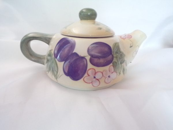 Product Image and Link for Cute Little FRUIT MEDLEY Ceramic Tea Pot