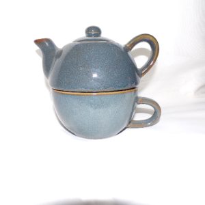 Product Image and Link for Vintage Little Tea for One Pot and Cup Stackable