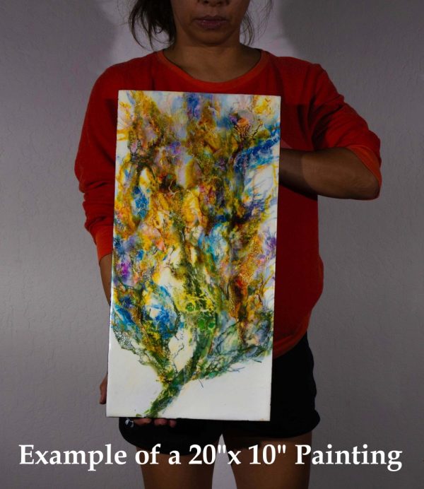 Product Image and Link for Coral – Encaustic Painting
