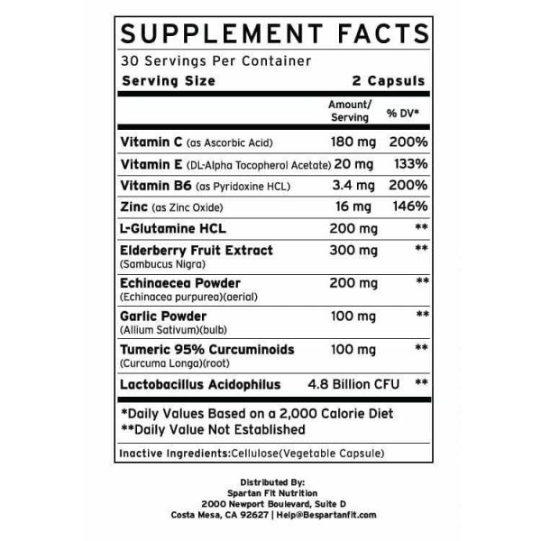 Product Image and Link for Spartan Shield Immune Support | Powerful Immunity Defense