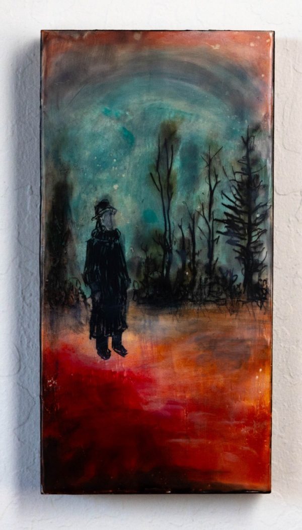 Product Image and Link for Stranger –  Encaustic Painting