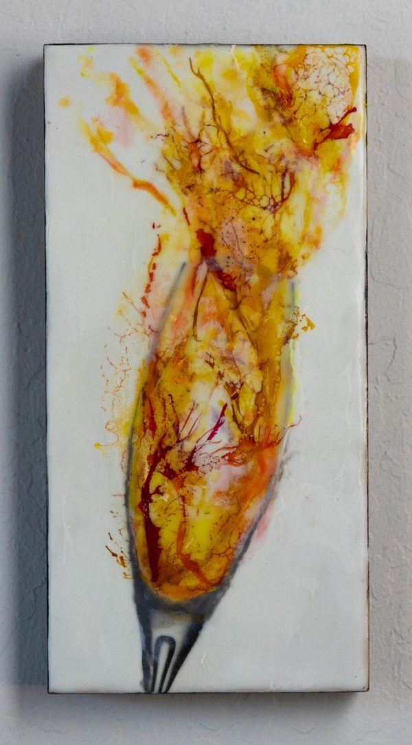 Product Image and Link for Chardonnay – Encaustic Painting