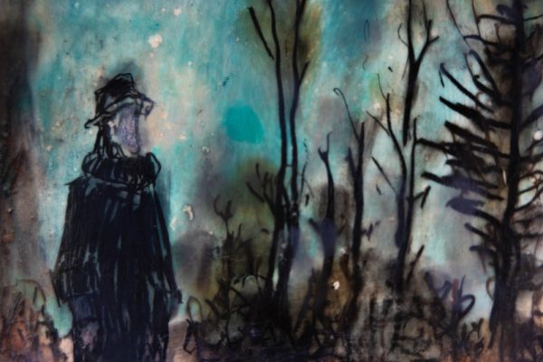 Product Image and Link for Stranger –  Encaustic Painting