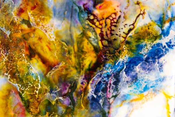Product Image and Link for Coral – Encaustic Painting