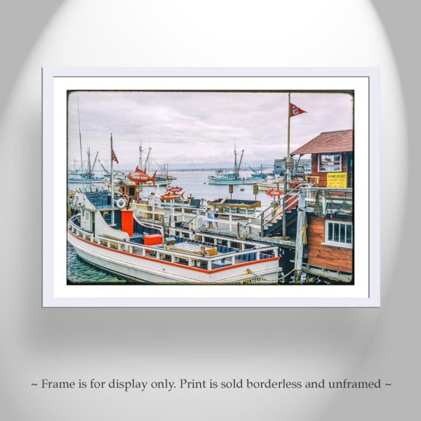 Product Image and Link for Monterey Bay Midcentury Art Photograph as Vintage Wall Decor for Home or Office