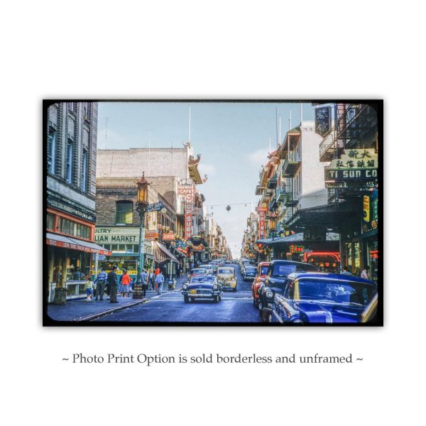 Product Image and Link for Vintage Photo of Busy Chinatown Street Scene, San Francisco – Historic City Art Print | California Wall Art