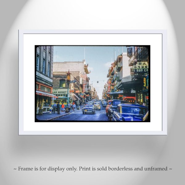 Product Image and Link for Vintage Photo of Busy Chinatown Street Scene, San Francisco – Historic City Art Print | California Wall Art