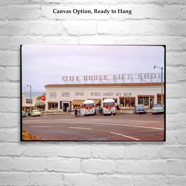 Product Image and Link for Vintage Cliff House San Francisco Photo Print – Historic California Wall Decor