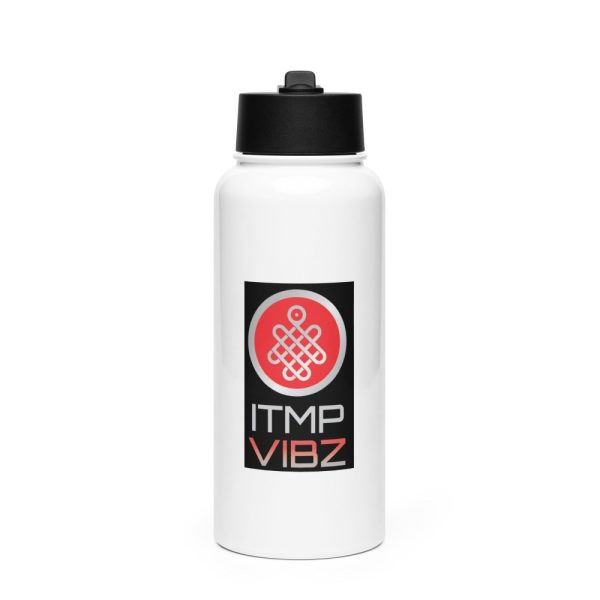 Product Image and Link for Stainless steel water bottle with a straw lid