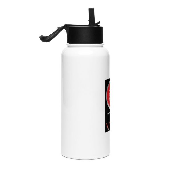 Product Image and Link for Stainless steel water bottle with a straw lid