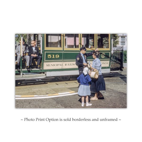 Product Image and Link for Cable Car Photograph in Vintage San Francisco California Photo Print