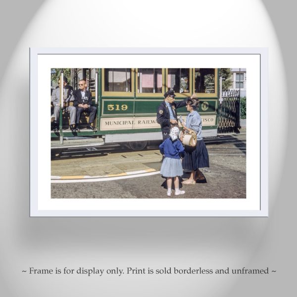 Product Image and Link for Cable Car Photograph in Vintage San Francisco California Photo Print
