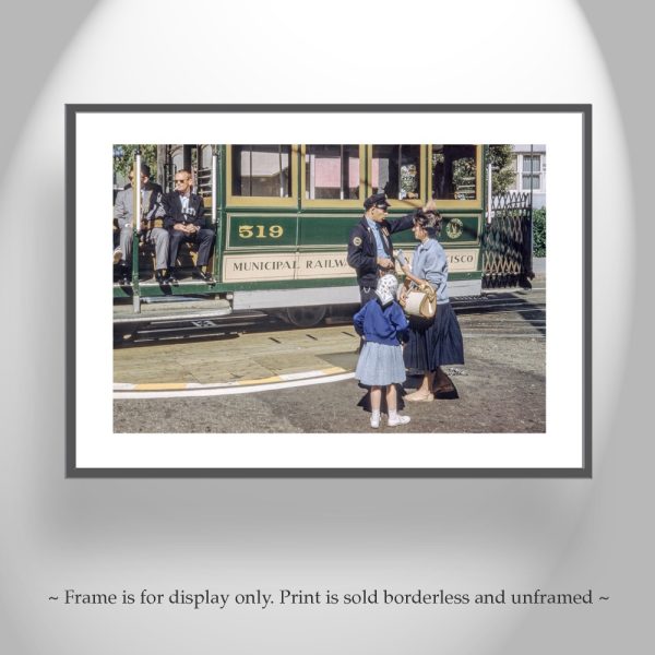 Product Image and Link for Cable Car Photograph in Vintage San Francisco California Photo Print
