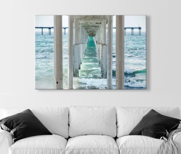 Product Image and Link for Ocean Beach Pier San Diego California Art Print | Wall Decor for Home or Office