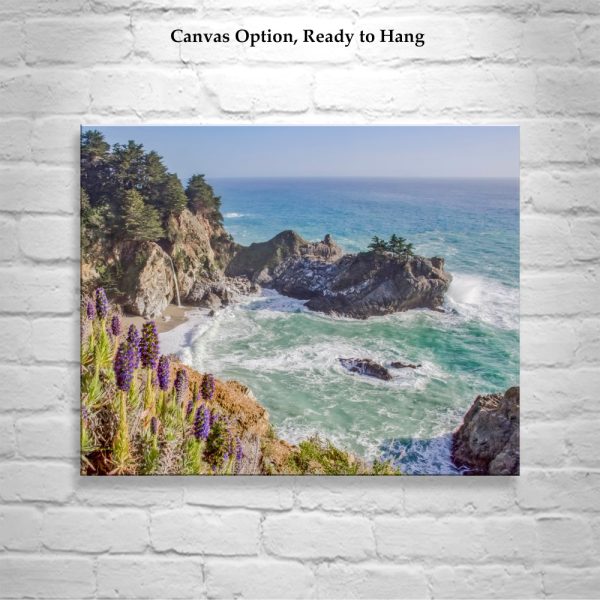 Product Image and Link for Big Sur Photography Art Print at McWay Falls California Coast