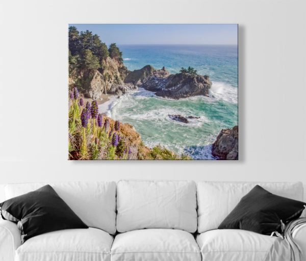 Product Image and Link for Big Sur Photography Art Print at McWay Falls California Coast