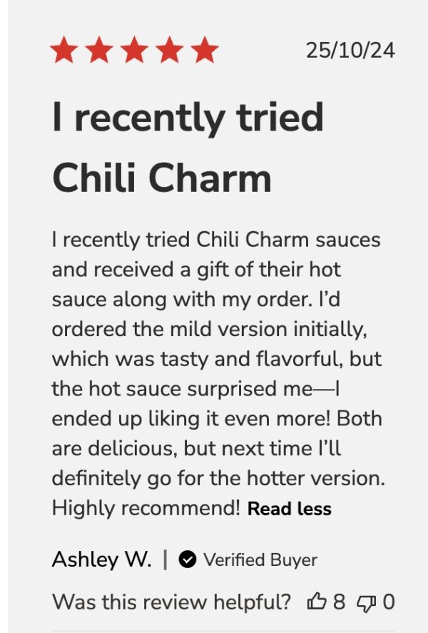 Product Image and Link for CHILI CHARM Fenugreek Mild| Med| Hot Sauce (5oz)