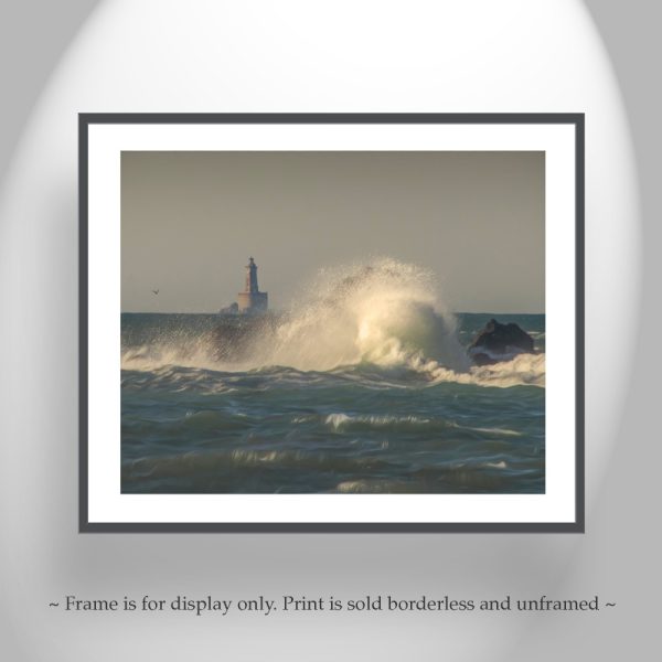 Product Image and Link for Crescent City California Art Print with Point Saint George Reef Lighthouse