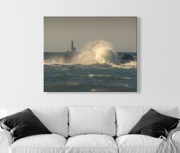 Product Image and Link for Crescent City California Art Print with Point Saint George Reef Lighthouse
