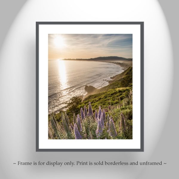 Product Image and Link for Stinson Beach Sunset Art Print Marin County California Ocean Photography Wall Decor Gift