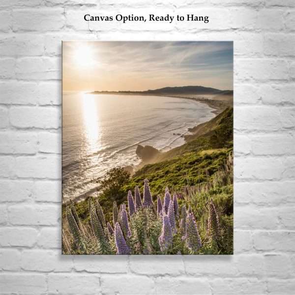 Product Image and Link for Stinson Beach Sunset Art Print Marin County California Ocean Photography Wall Decor Gift