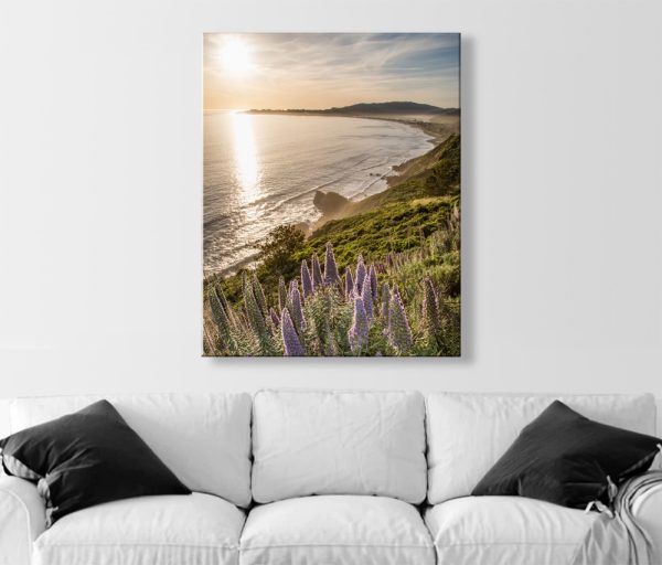 Product Image and Link for Stinson Beach Sunset Art Print Marin County California Ocean Photography Wall Decor Gift
