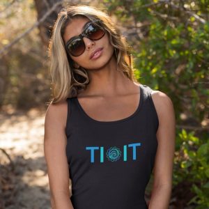 Product Image and Link for Women’s TIOIT logo tank