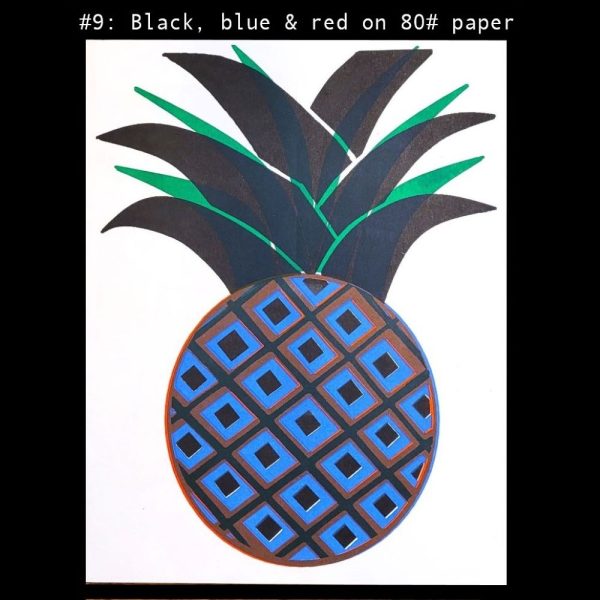 Product Image and Link for Hemp-not trees!, Pineapple Risograph