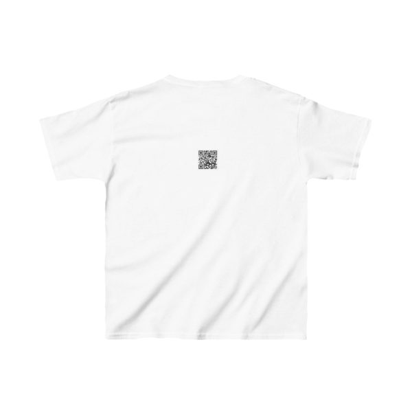 Product Image and Link for EYC Kids Inspirational Tee – “Love Your Self” with QR Design