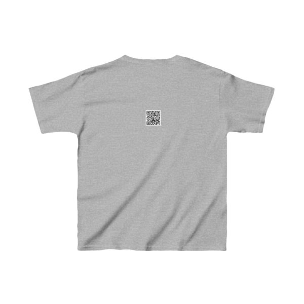 Product Image and Link for EYC Kids Inspirational Tee – “Love Your Self” with QR Design