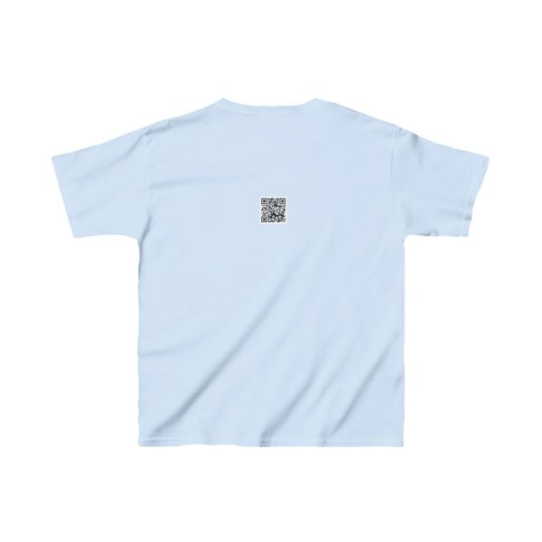 Product Image and Link for EYC Kids Inspirational Tee – “Love Your Self” with QR Design