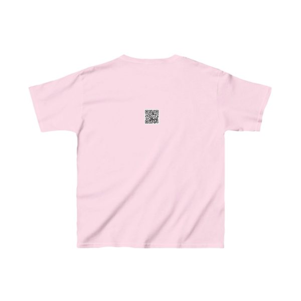 Product Image and Link for EYC Kids Inspirational Tee – “Love Your Self” with QR Design