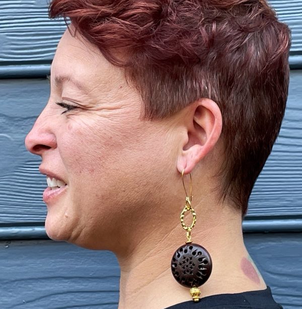 Product Image and Link for Indian Rosewood bead dangle