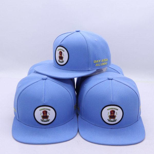 Product Image and Link for Custom Made TOWN KAT APPAREL “Sky Blue” Snapback 6 Panel Hats