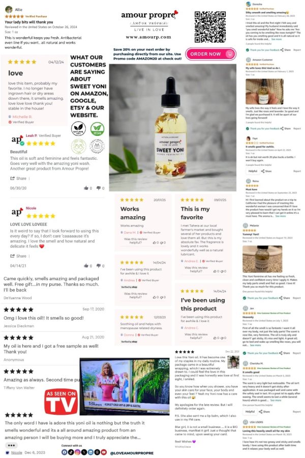 Product Image and Link for Sweet Yoni – Sacred Feminine Oil | Daily Vulva Hydration