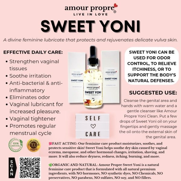Product Image and Link for Sweet Yoni – Sacred Feminine Oil | Daily Vulva Hydration