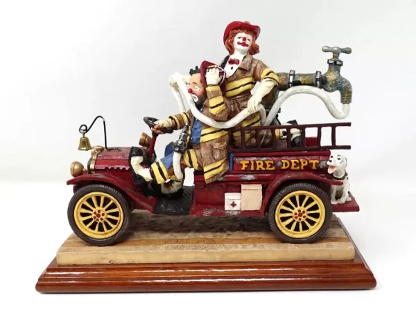 Product Image and Link for Vanmark Clowning In America ON THE JOB Clown Figure