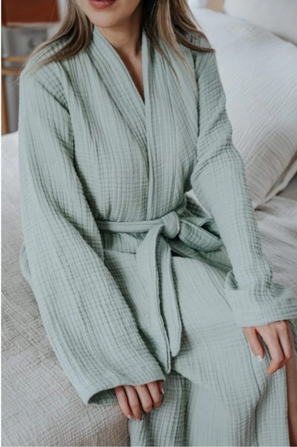 Product Image and Link for Mia Robe – Sage