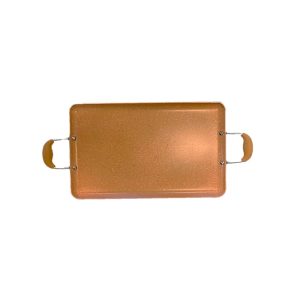 Product Image and Link for Terracotta Marble Double Griddle for All type of Stoves/Comal con Recubrimiento de Marmol para todo Tipo de Estufas