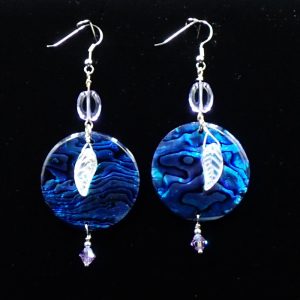 Product Image and Link for Paua Shell Earring