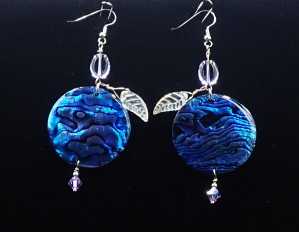 Product Image and Link for Paua Shell Earring