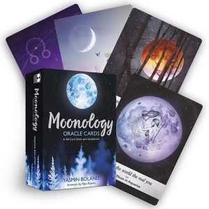 Product Image and Link for Moonology Oracle Cards: A 44-Card Moon Astrology Oracle Deck and Guidebook
