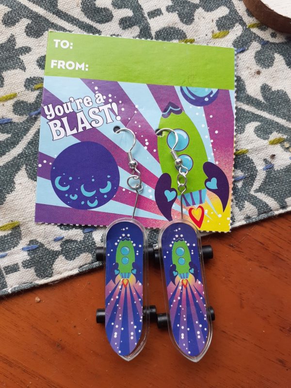 Product Image and Link for Mini Skateboard earrings