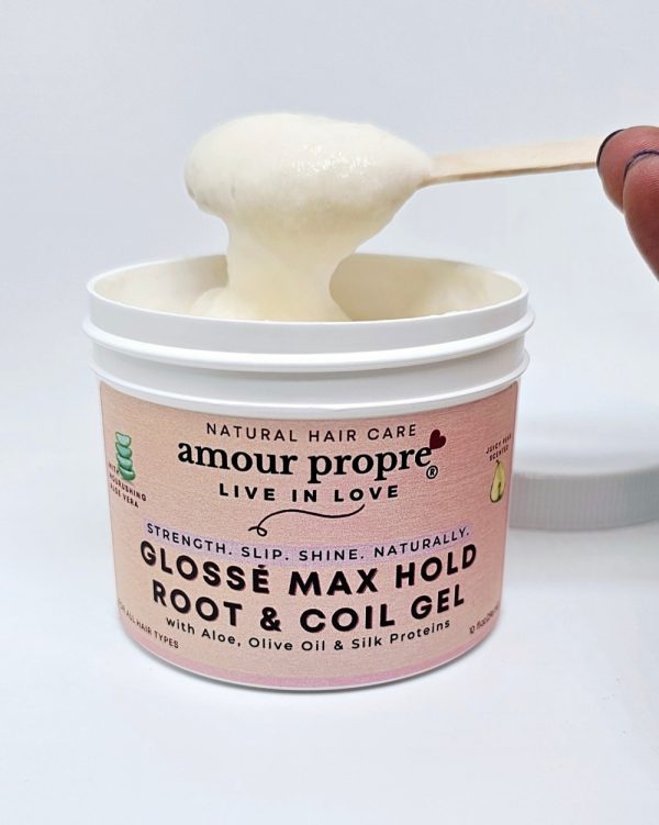 Product Image and Link for Glossé Max Hold Root & Coil Gel
with Aloe, Olive Oil & Silk Proteins