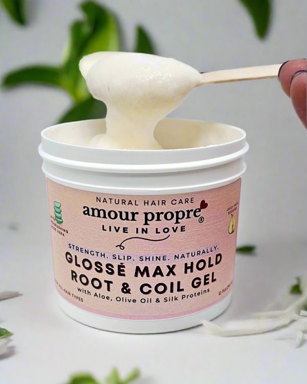 Product Image and Link for Glossé Max Hold Root & Coil Gel
with Aloe, Olive Oil & Silk Proteins