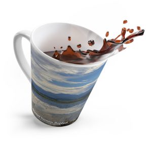 Product Image and Link for Latte mug 12oz:  Mount Vernon Reflect