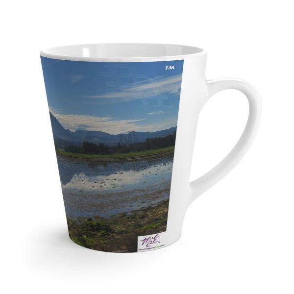 Product Image and Link for Latte mug 12oz:  Mount Vernon Reflect